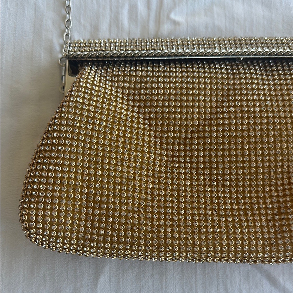 Elegant Gold Evening Clutch